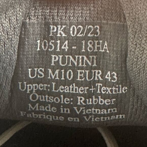 OluKai Punini Men's 10 (EU 43) Beige White Suede Lace Up Athletic Sneakers Shoes - Picture 9 of 9